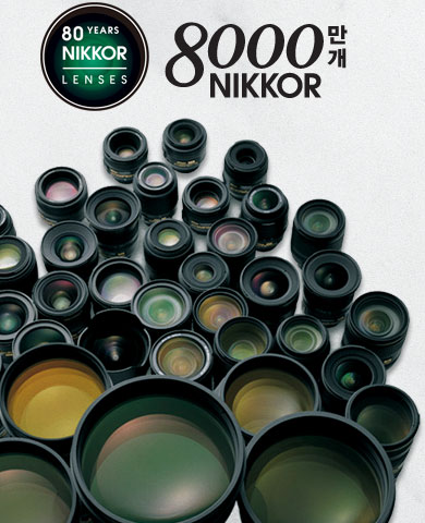 80YEARS NIKKOR LENSES 8000万本 NIKKOR