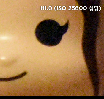 H1.0 (ISO 25600 상당) 확대이미지