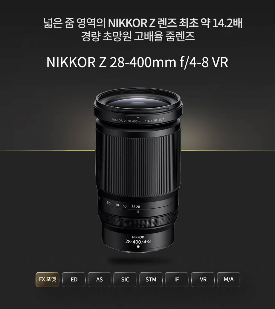 NIKKOR Z 28-400mm f/2.8 상단이미지