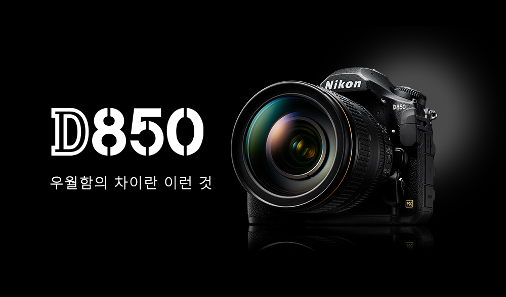 우월함의 차이란 이런 것 D850